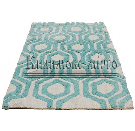 Carpet for bathroom Indian Handmade Nuts RIS-BTH-5232 AQVA-WHITE - высокое качество по лучшей цене в Украине.